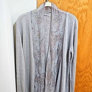 Elena Baldi, Made in Italy, light grey sweater. (L)